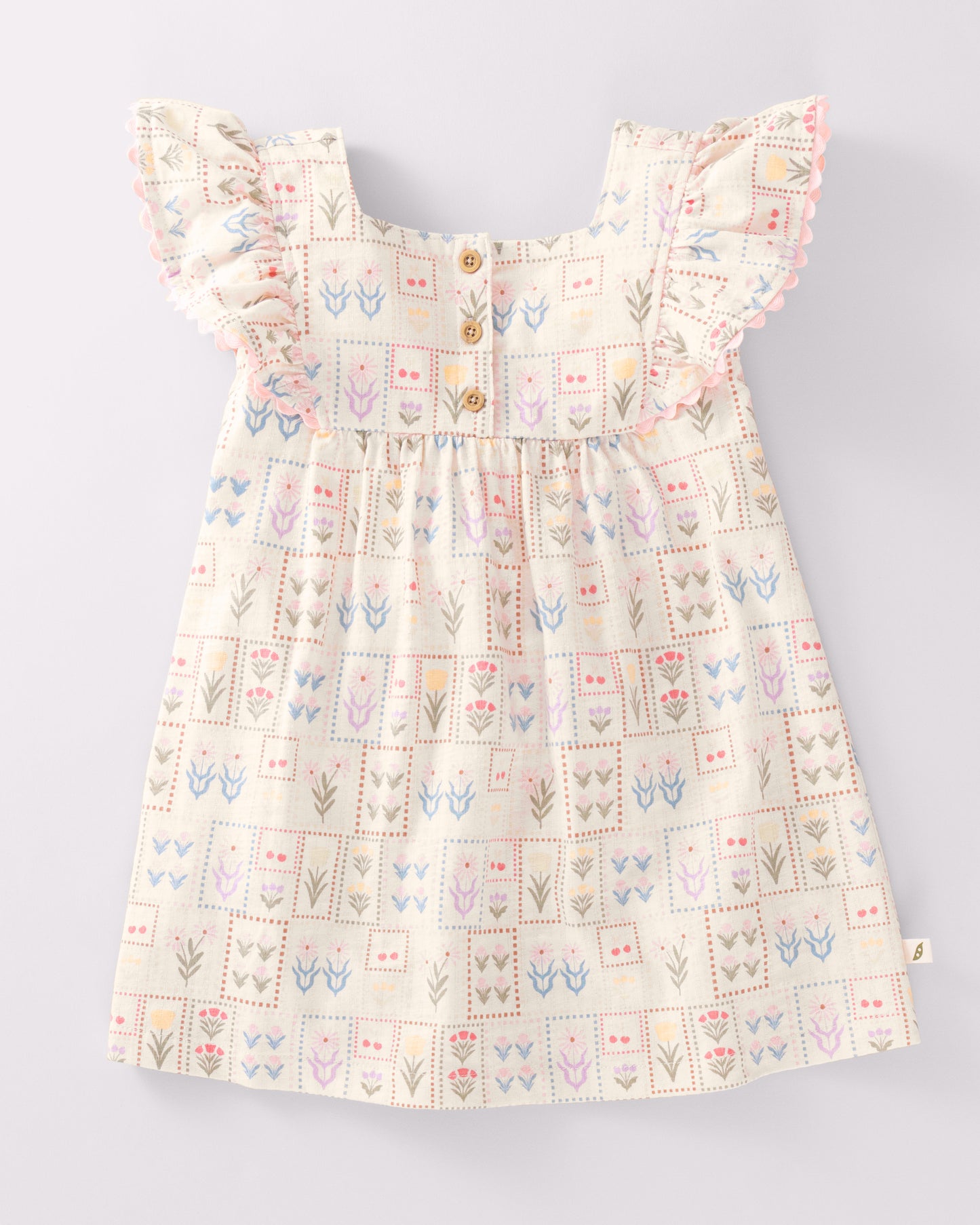 Toddler Organic Cotton Printed Dress