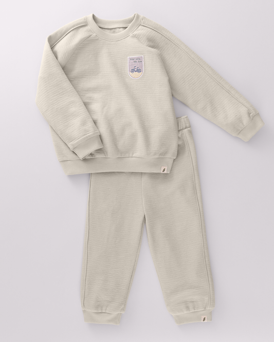 Baby & Toddler 2-Piece Organic Cotton Sweatshirt and Sweatpant Set