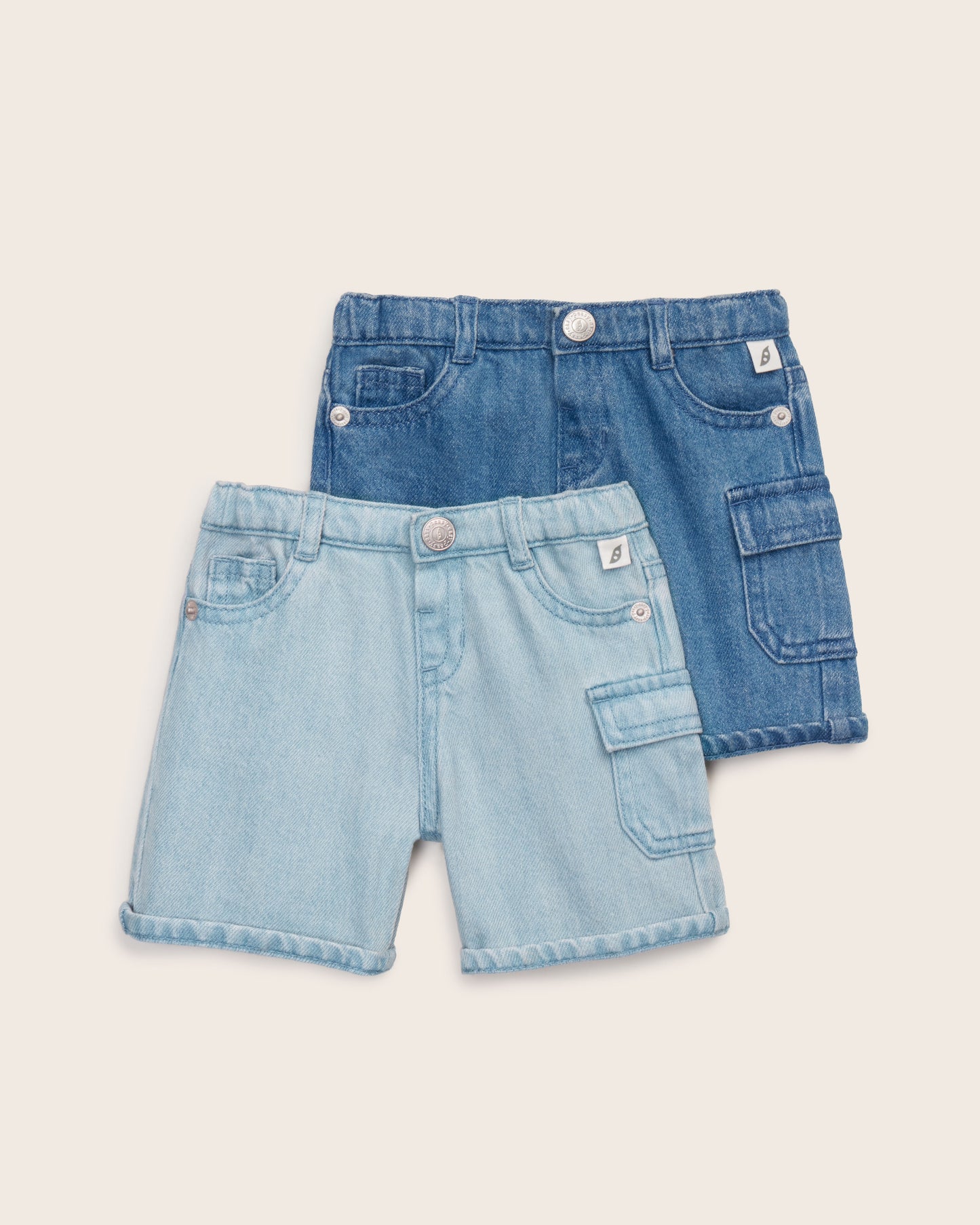 2-Pack Denim Shorts