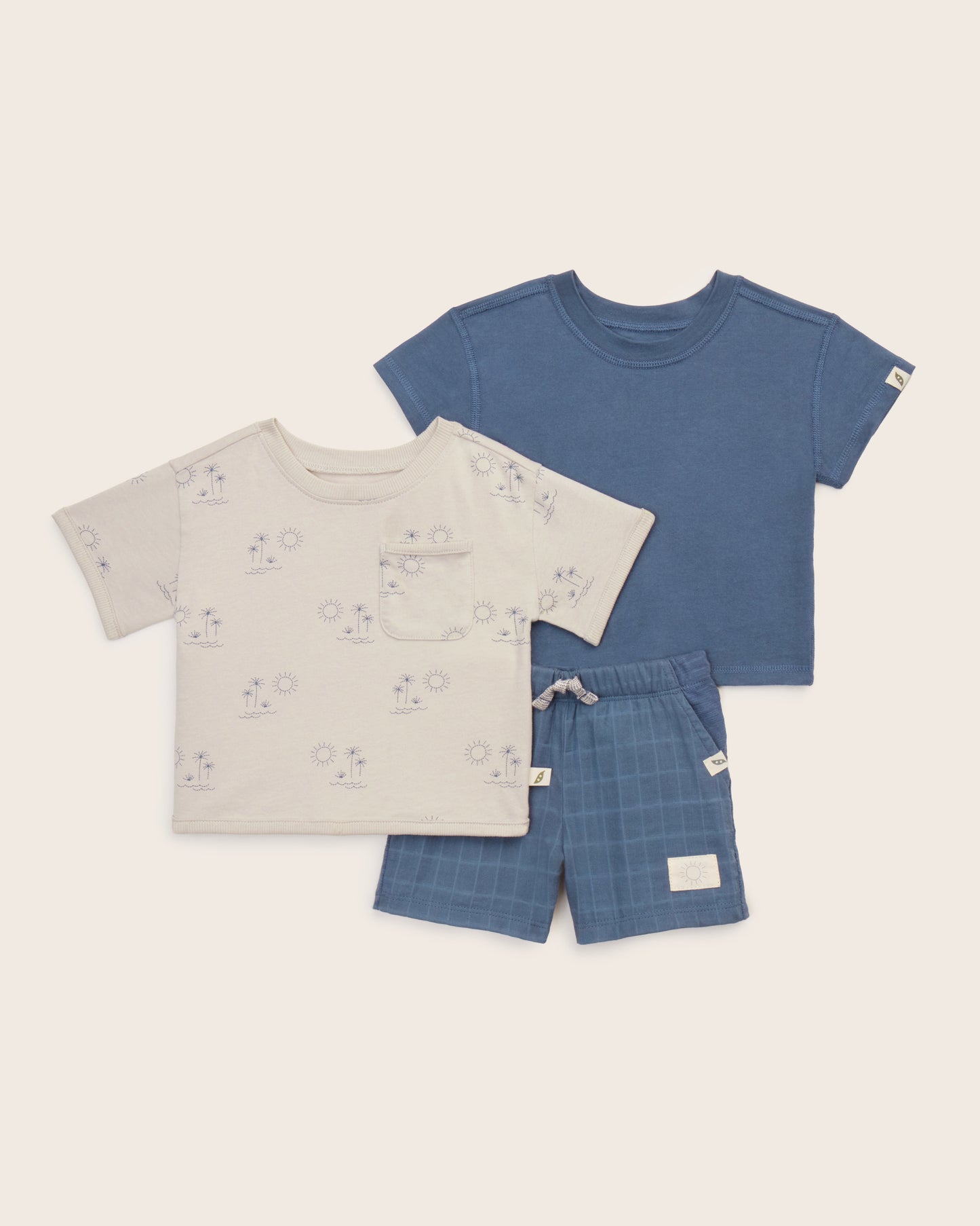 3-Piece Organic Cotton Sunny Days Set