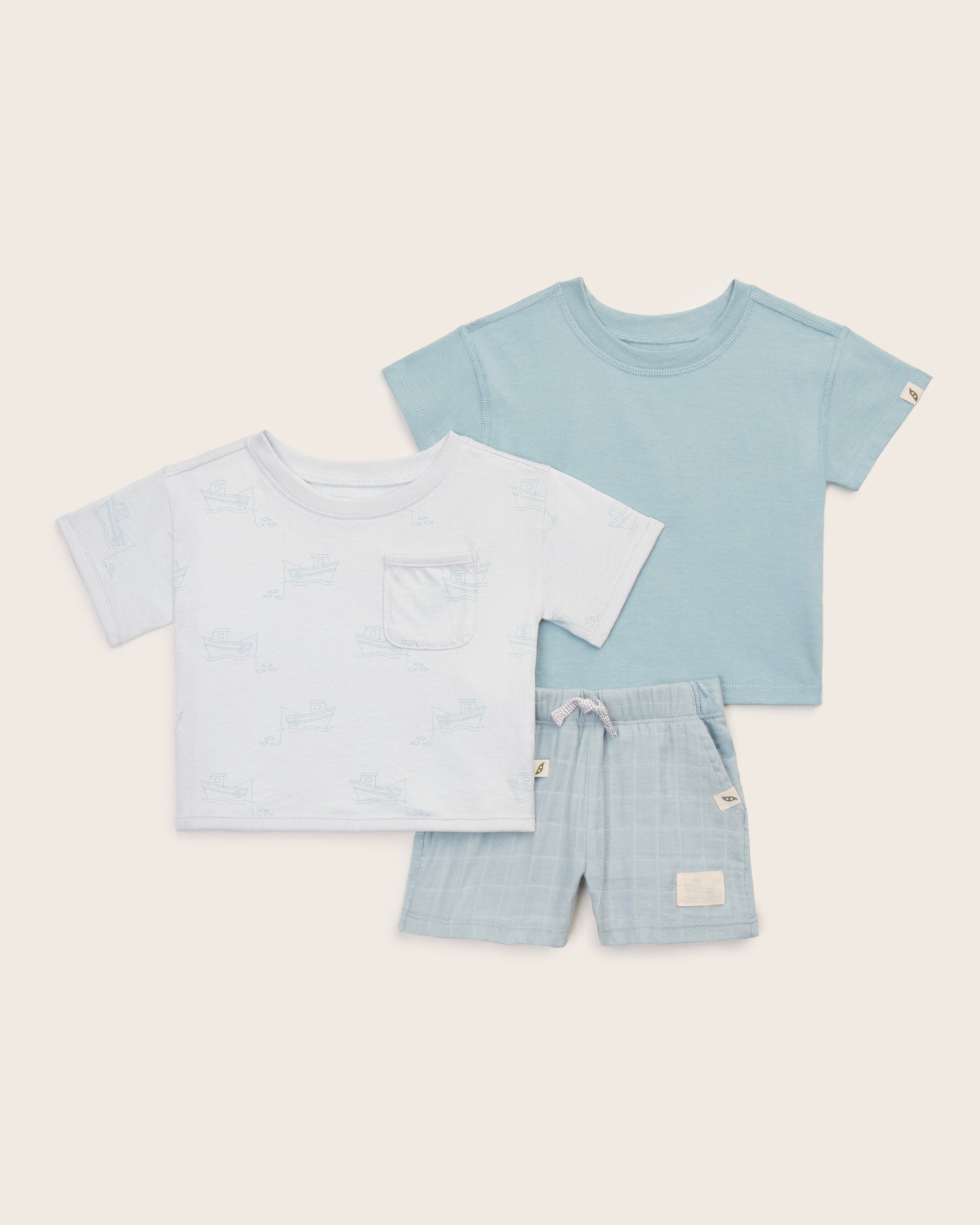 3-Piece Organic Cotton Sunny Days Set