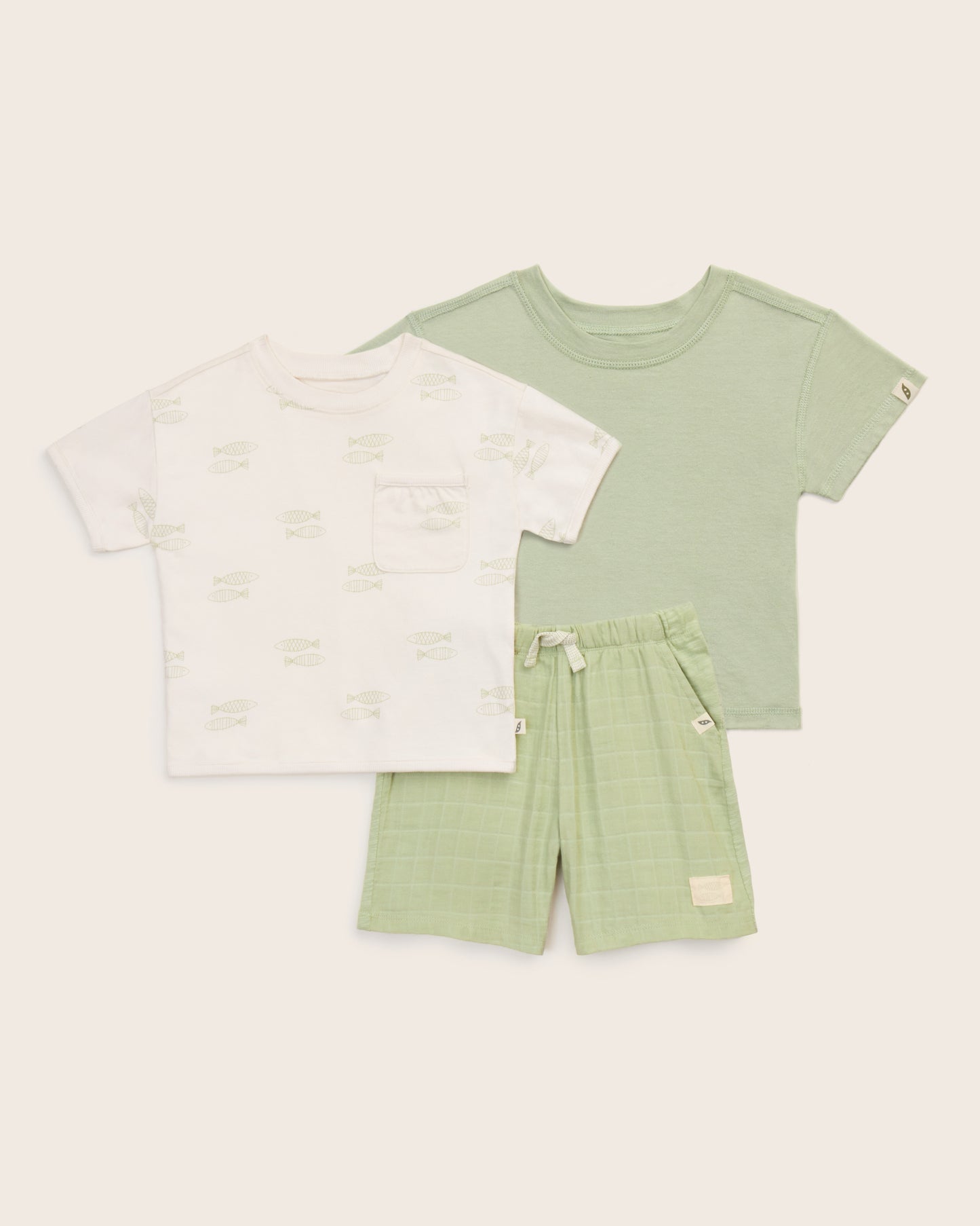 3-Piece Organic Cotton Sunny Days Set