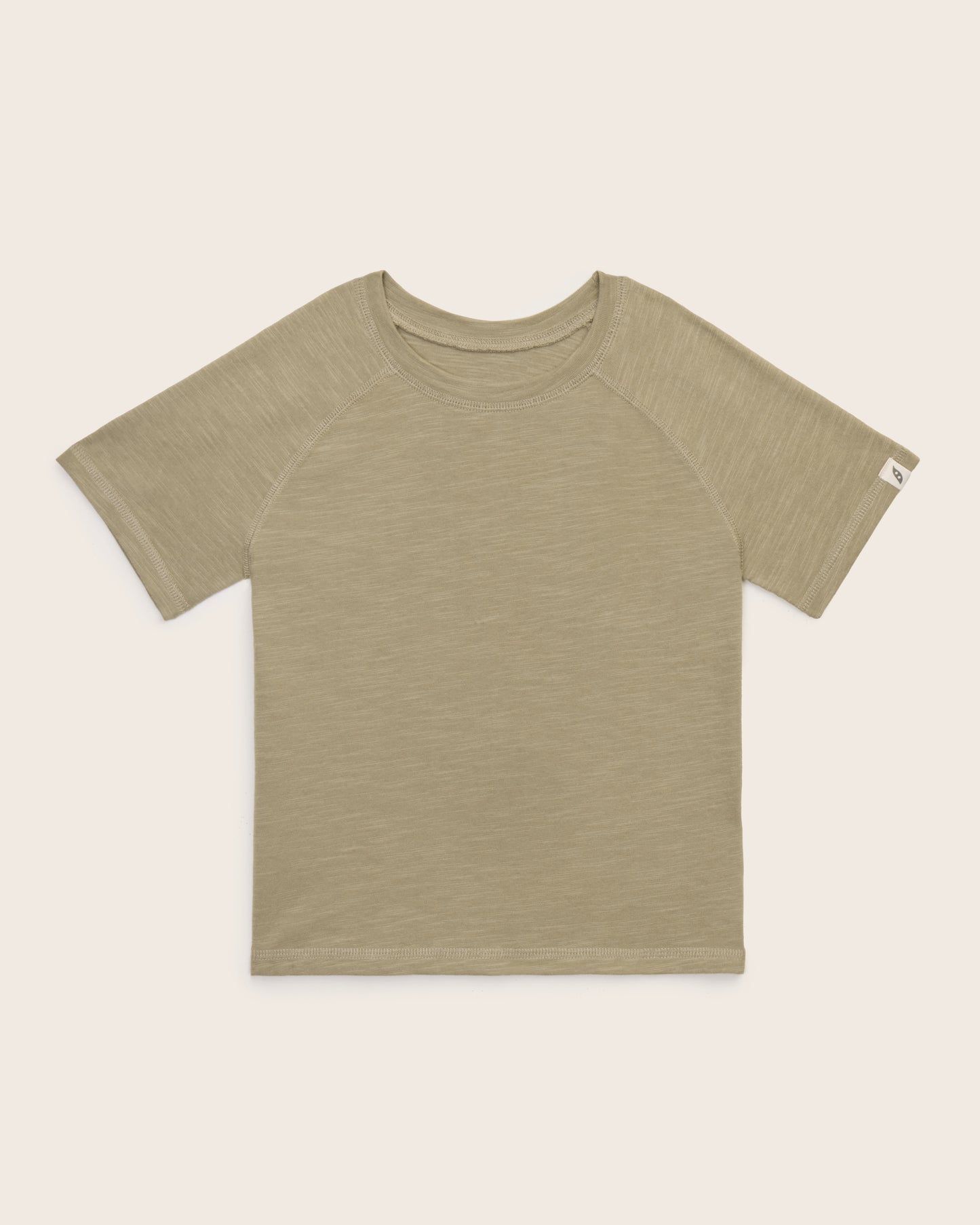 Organic Cotton Essential Toddler Boy Raglan Tee (Copy-Test Embroidery)