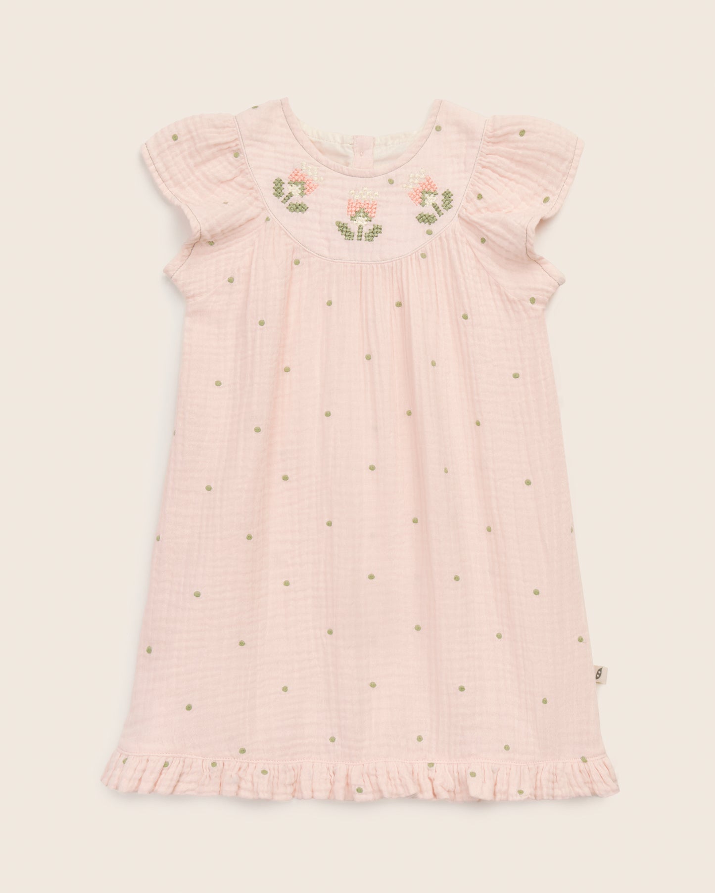 Organic Cotton Embroidered Dress